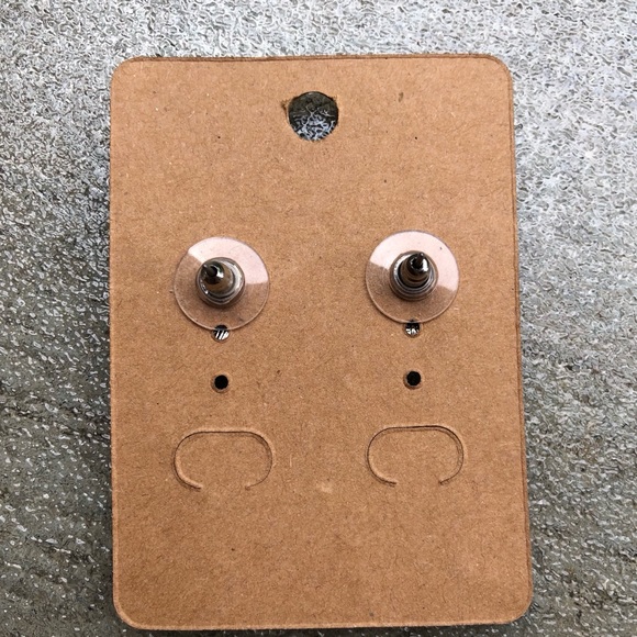 New Silver heart complicated relationship earrings - Picture 2 of 3